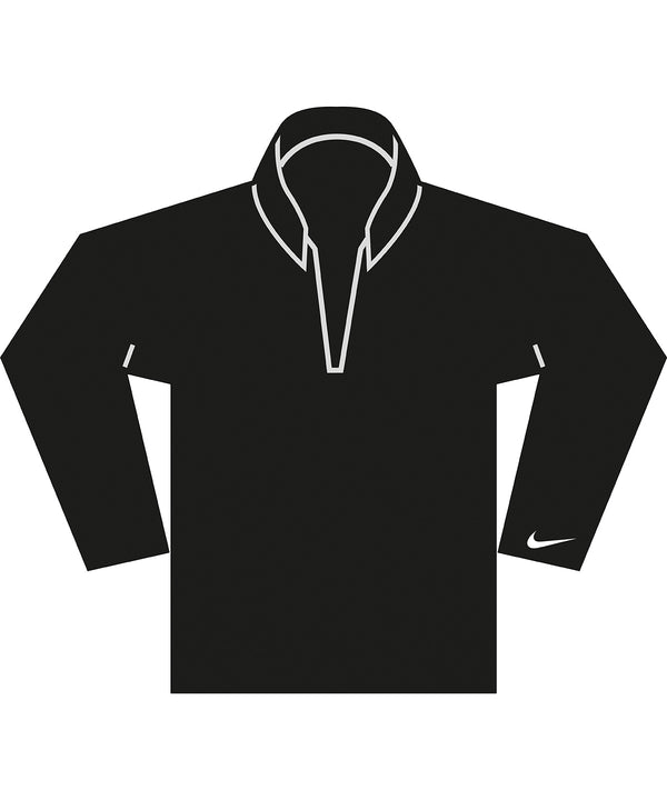 Nike Velocity 1/2-zip Top - Black/White