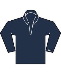 Nike Velocity 1/2-zip Top - College Navy/White