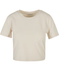 Newmorningstudios Women’s Cropped Tee - Sand