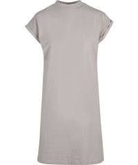 Newmorningstudios Women’s Extended Shoulder Dress - Light Asphalt