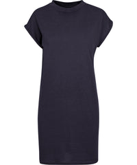 Newmorningstudios Women’s Extended Shoulder Dress - Navy