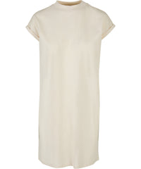 Newmorningstudios Women’s Extended Shoulder Dress - Sand