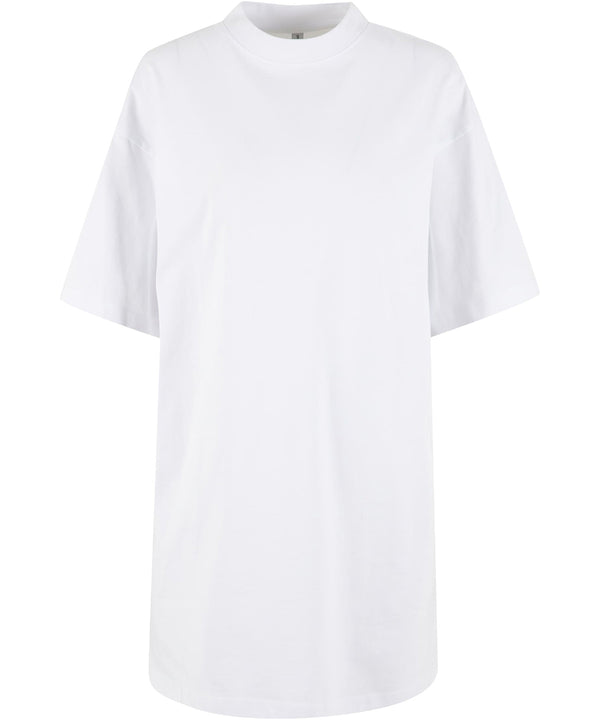 Newmorningstudios Women’s Heavy Oversized Tee Dress - White