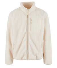 Newmorningstudios Bonded Sherpa Jacket - White Sand