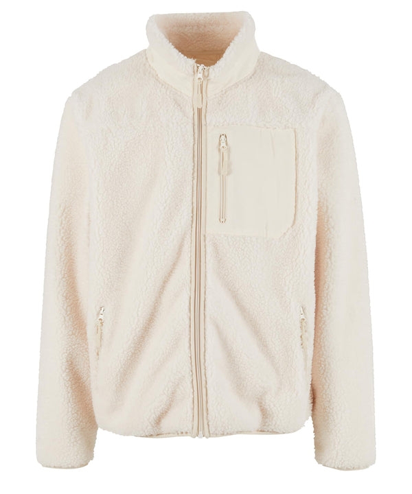 Newmorningstudios Bonded Sherpa Jacket - White Sand