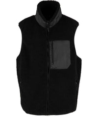 Newmorningstudios Bonded Sherpa Vest - Black