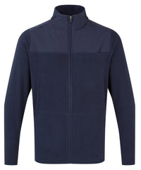 Premier 'Agility' Men's Panelled Fleece Jacket - Navy