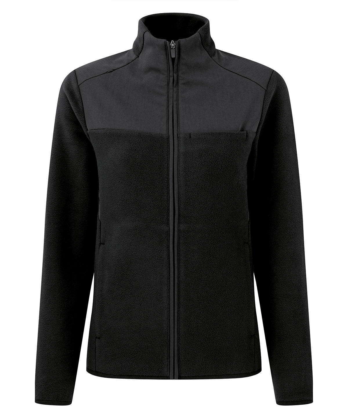 Premier 'Agility' Women's Panelled Fleece Jacket - Black