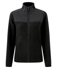Premier 'Agility' Women's Panelled Fleece Jacket - Black