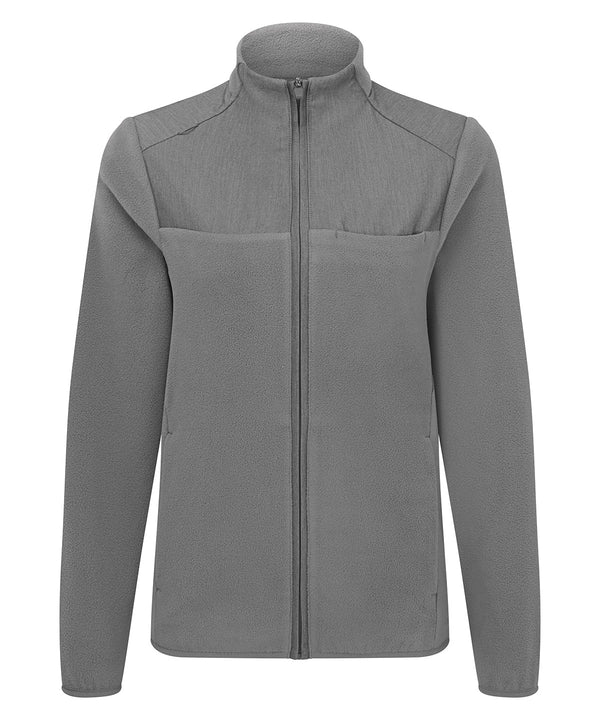 Premier 'Agility' Women's Panelled Fleece Jacket - Dynamo Grey