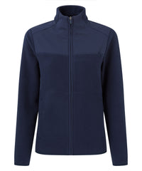 Premier 'Agility' Women's Panelled Fleece Jacket - Navy