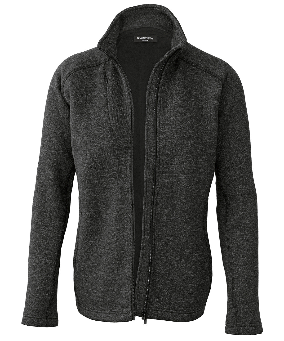 Nimbus Women’s Montana – Knitted Fleece Jacket - Dark Grey Melange