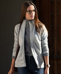 Nimbus Women’s Montana – Knitted Fleece Jacket - Dark Grey Melange
