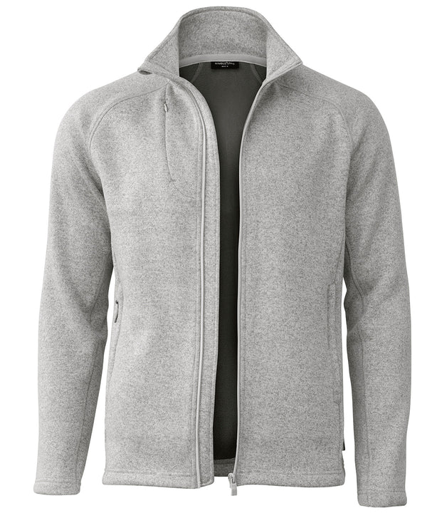 Nimbus Montana – Knitted Fleece Jacket - Light Grey Melange