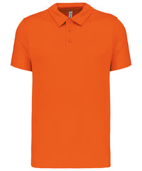 Karibanproact Men's Short-sleeved Polo Shirt - Aqua Blue