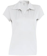 Karibanproact Ladies' Short-sleeved Polo Shirt - Aqua Blue