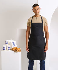 Premier Cotton Bib Apron, Organic and Fairtrade Certified - Black