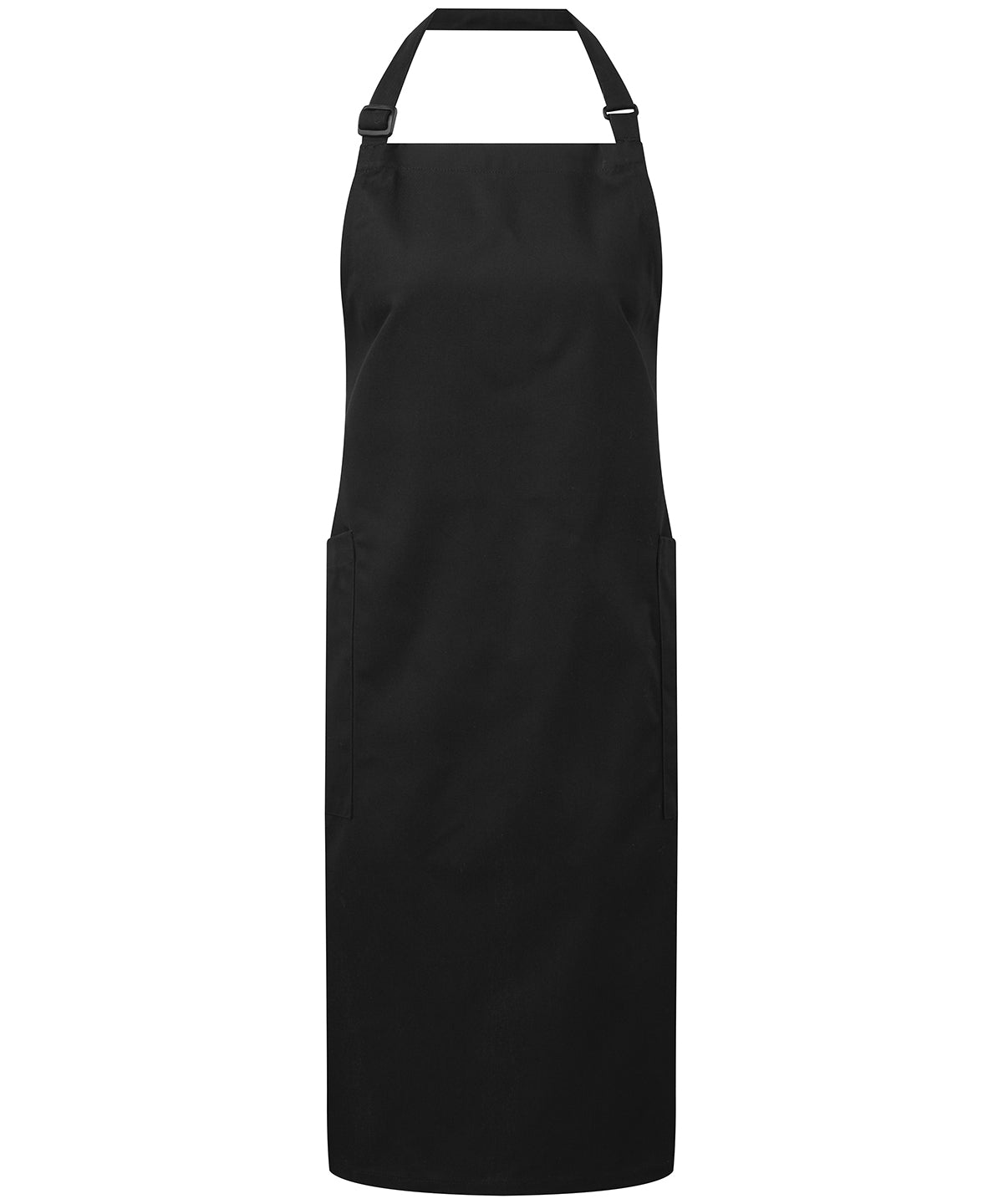 Premier Recycled Polyester & Organic Cotton Apron - Black