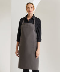 Premier Recycled Polyester & Organic Cotton Apron - Black