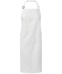 Premier Recycled Polyester & Organic Cotton Apron - White