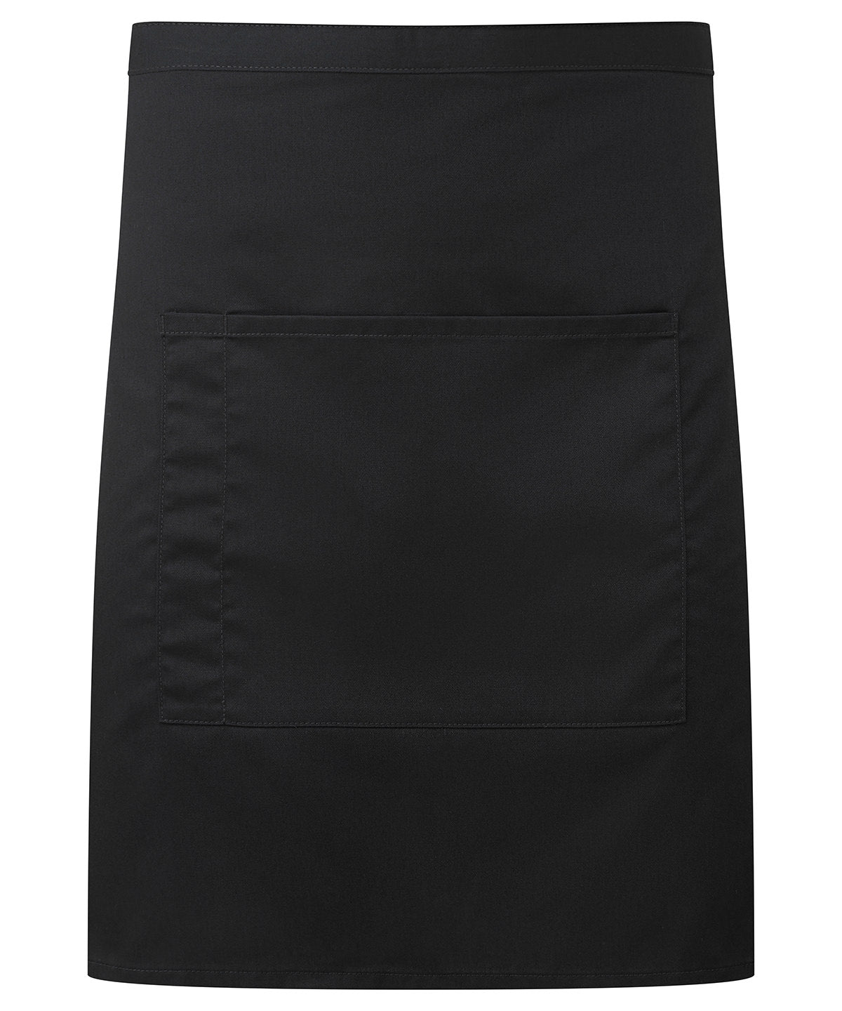 Premier ‘Colours Collection’ Mid-length Pocket Apron - Black
