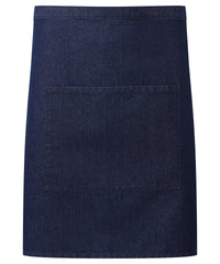 Premier ‘Colours Collection’ Mid-length Pocket Apron - Indigo Denim