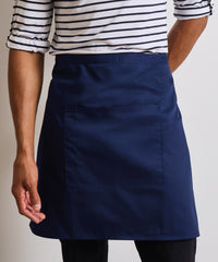 Premier ‘Colours Collection’ Mid-length Pocket Apron - Black