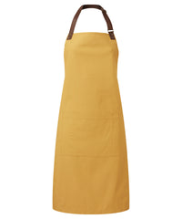 Premier Annex Oxford Bib Apron - Mustard