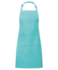 Premier Colours Bib Apron with Pocket - Duck Egg