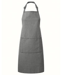 Premier Colours Bib Apron with Pocket - Grey Denim