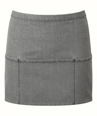Premier Colours 3-pocket Apron - Grey Denim