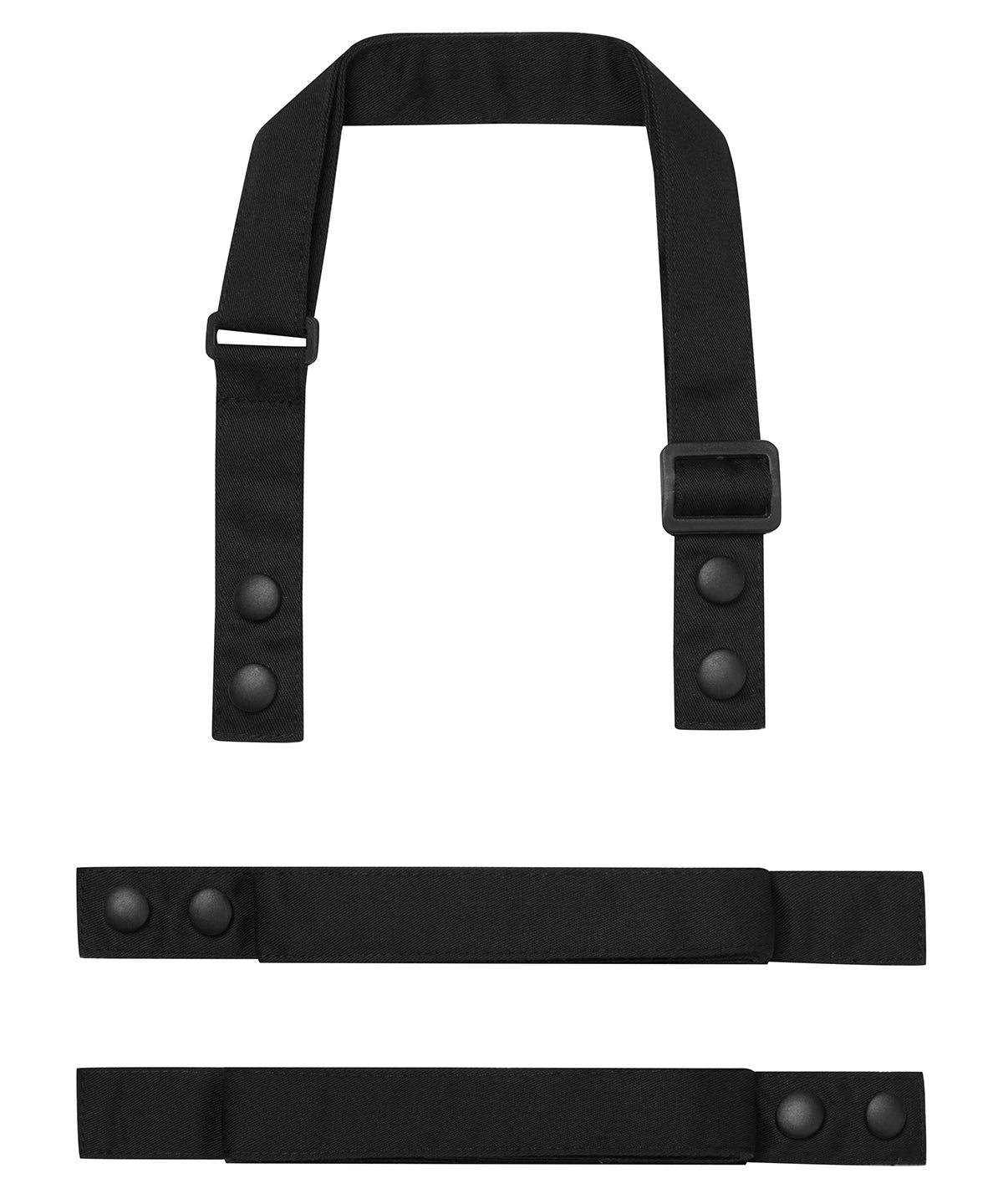 Premier ‘Swap & Pop’ Customisable Apron – Straps - Black