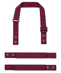 Premier ‘Swap & Pop’ Customisable Apron – Straps - Burgundy
