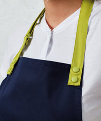 Premier ‘Swap & Pop’ Customisable Apron – Straps - Black