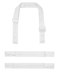 Premier ‘Swap & Pop’ Customisable Apron – Straps - White