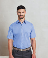 Premier Short Sleeve Poplin Shirt - Aqua