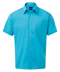 Premier Short Sleeve Poplin Shirt - Turquoise*