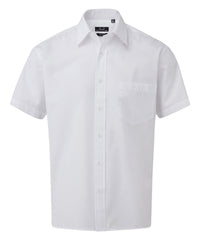 Premier Short Sleeve Poplin Shirt - White*