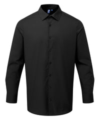 Premier Long Sleeve ‘Recyclight’ Poplin Shirt - Black