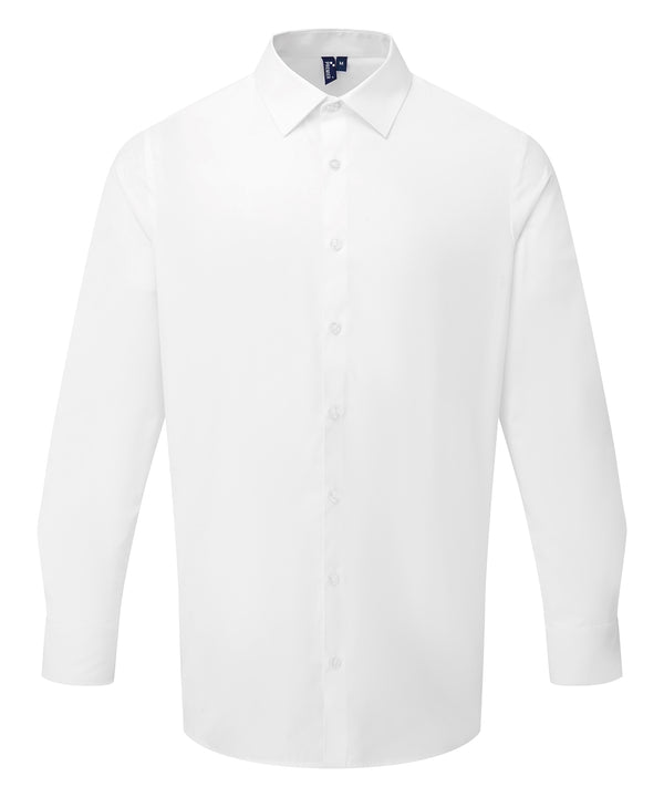 Premier Long Sleeve ‘Recyclight’ Poplin Shirt - White