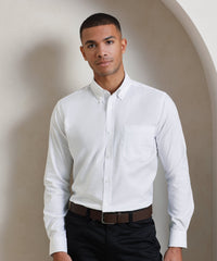 Premier Signature Oxford Long Sleeve Shirt - Black