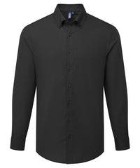 Premier ‘Supreme’ Oxford Long Sleeve Shirt - Black