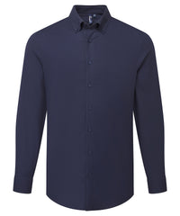 Premier ‘Supreme’ Oxford Long Sleeve Shirt - Navy