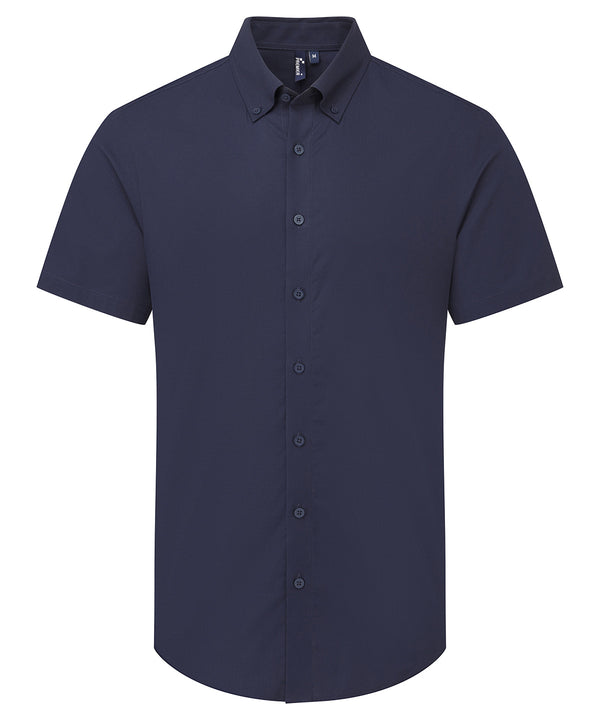 Premier ‘Supreme’ Oxford Short Sleeve Shirt - Navy