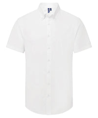 Premier ‘Supreme’ Oxford Short Sleeve Shirt - White