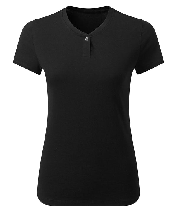 Premier Women’s Cotton Rich‘Comis’ Tee - Black