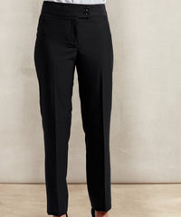 Premier Iris Straight Leg Trousers - Black