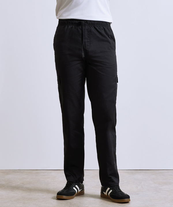 Premier Chef's Essential Cargo Pocket Trousers - Black