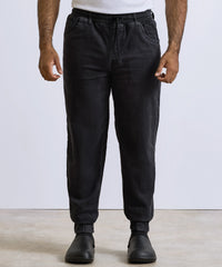 Premier Chef's Artisan Jogger Bottoms - Black Denim