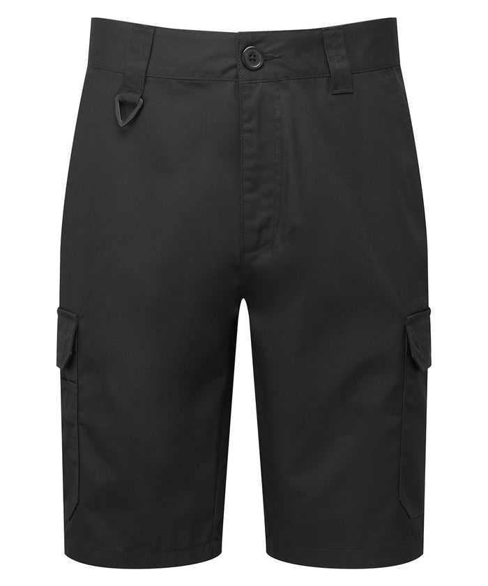 Premier Workwear Cargo Shorts - Black